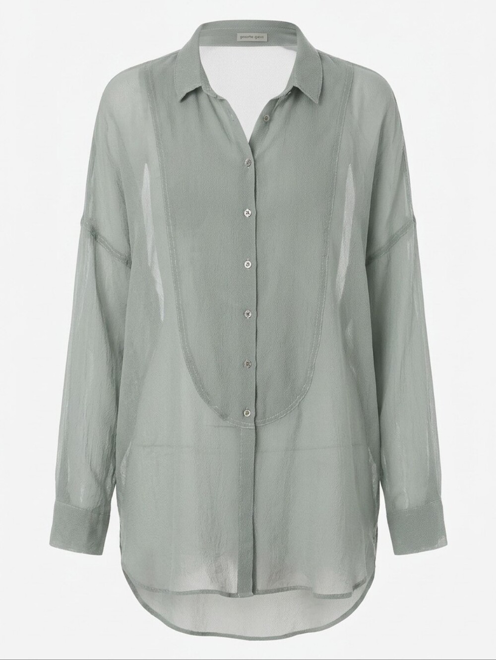 Annette Gortz oversize light fabric long sleeves blouse